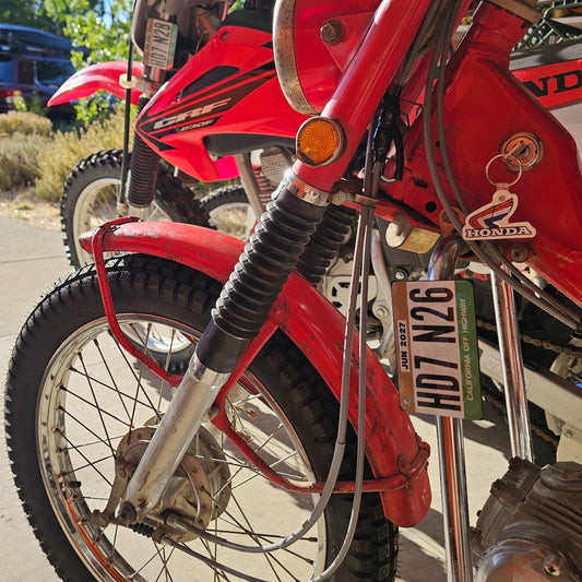 CT90 OHV sticker plate